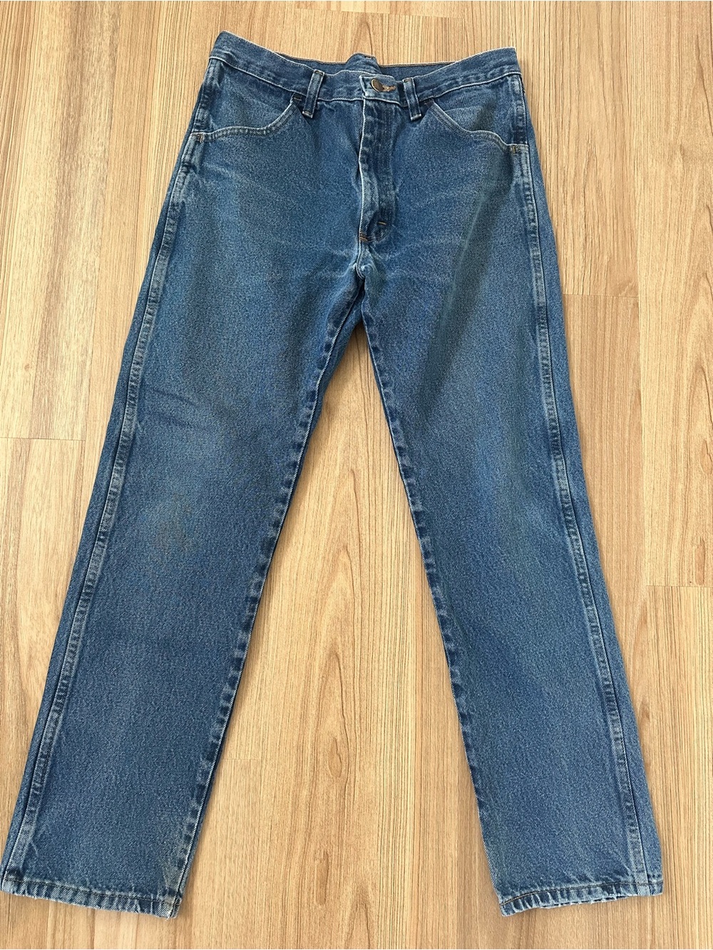 Vintage Wrangler Rustler Straight-Leg Denim Jeans